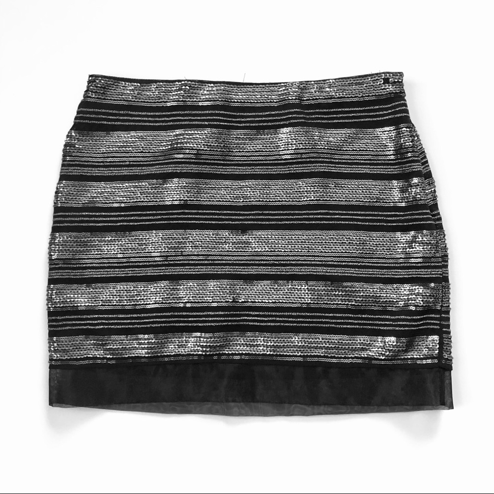 Cute Express sequined mini skirt size 00